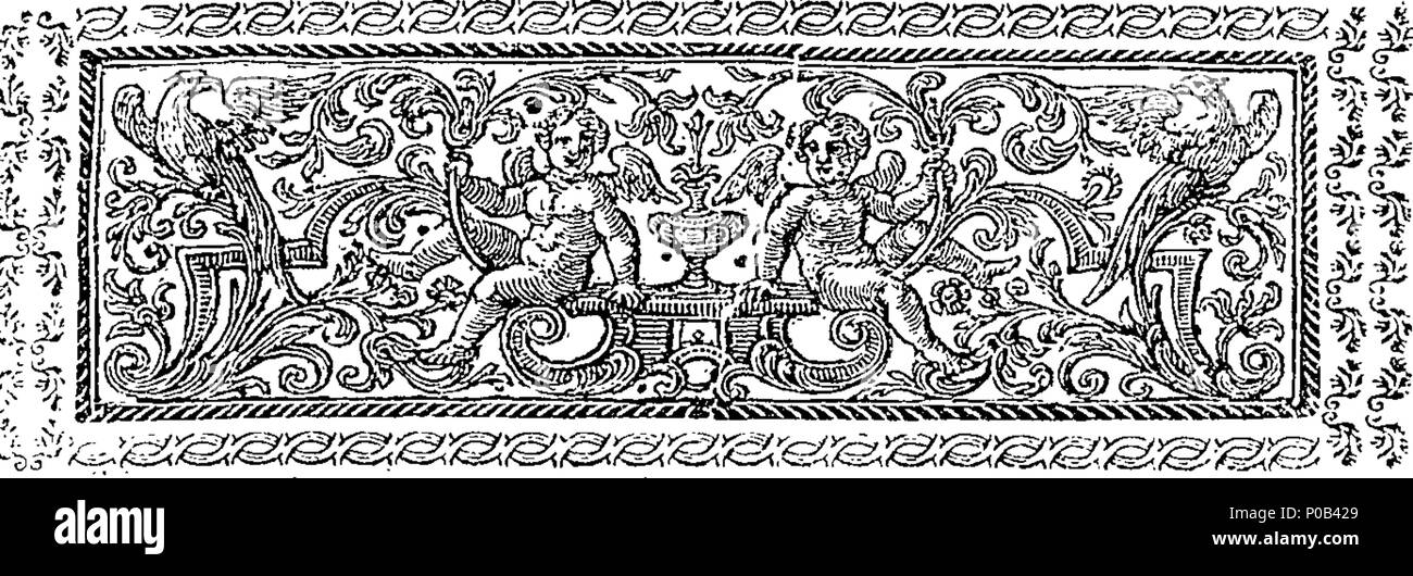 . English: Fleuron from book: An act for vesting part of the settled estate of Sir John Chetwode, baronet, in trustees, to be sold, ... 300 An act for vesting part of the settled estate of Sir John Chetwode, baronet, in trustees, to be sold, - Fleuron T067482-1 Stock Photo