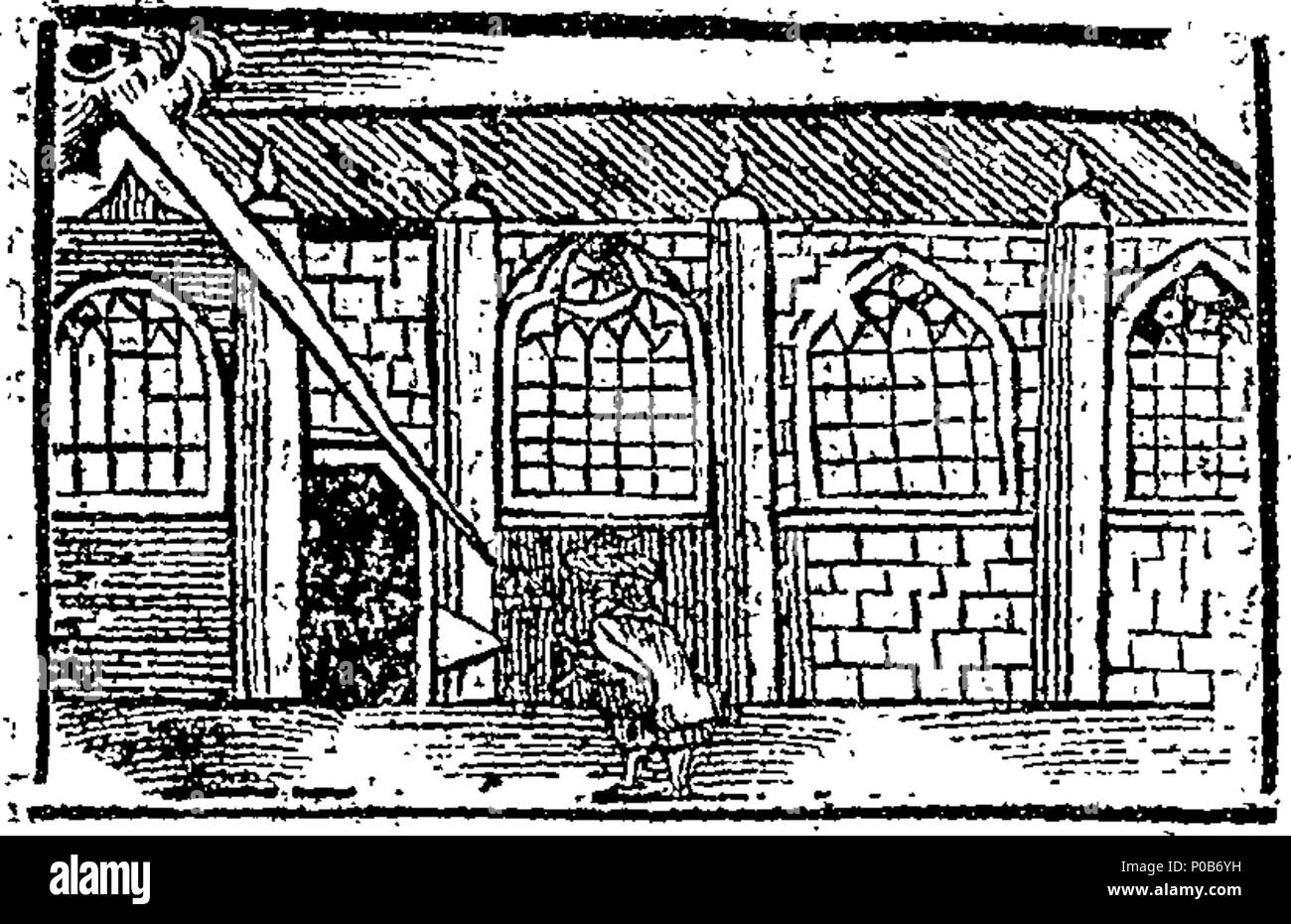 . English: Fleuron from book: An antidote against the growth of Popery, for the year of our blessed saviour's incarnation, 1713. It being the twenty fourth of our deliverance by King William from Popery and arbitrary government, but the seventeenth from the horrid Popish Jacobite plot. Containing, I. An Account of the horrid Popish-Plot in 1675, for the Destruction of the Protestant Religion; with the Murder of Sir Edmond-Bury Godfrey. 2. An Account of the Burning the Pope at Temple-Bar, Nov. 17. 1679. 3. A Prospect of Popery, or, what we may expect from a Popish Successor, by the Cruelties, T Stock Photo