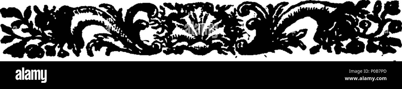 . English: Fleuron from book: A practical discourse concerning death. By William Sherlock, D. D. Late Dean of St. Paul's. 174 A practical discourse concerning death. By William Sherlock, D. D. Late Dean of St. Paul's. Fleuron N012023-2 Stock Photo