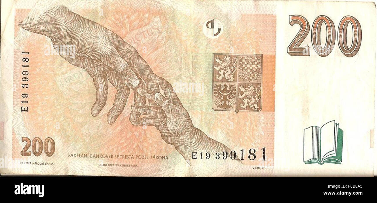 200 чешских крон в долларах