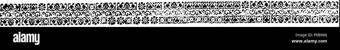 . English: Fleuron from book: A proposal for the relief of the new proprietors in the South-Sea Company. And a State of the Value of the Reduced South-Sea Capital, according to the said Proposal. With Remarks relating thereto. Collected from several Papers given by Mr. Hutcheson to the Members of the House of Commons. And also a Table, shewing the Value of South-Sea Stock in the several Views it hath appeared in since the Reduction of the Subscriptions from 1000 l. and 800 l. to 400 l. per Cent. Collected from the treatises published by Mr. Hutcheson. 179 A proposal for the relief of the new p Stock Photo