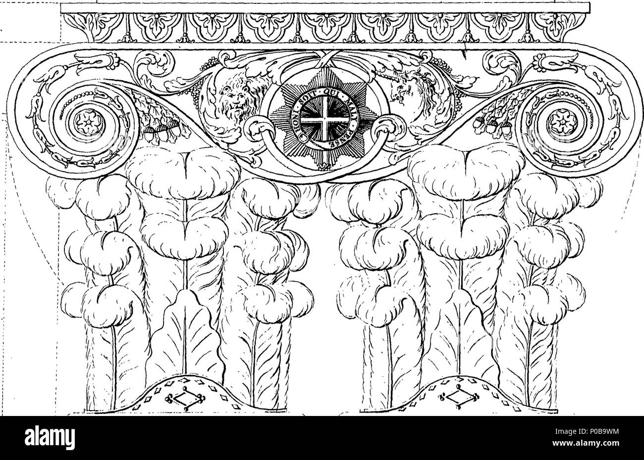 . English: Fleuron from book: A proposition for a new order in ...