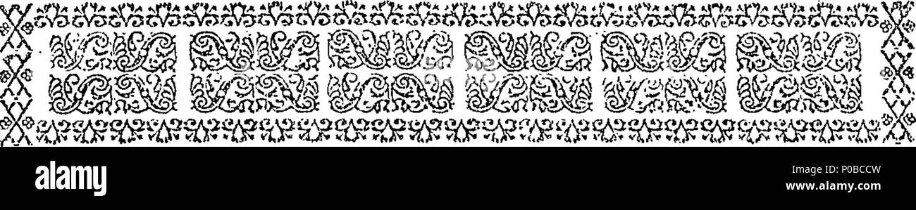 . English: Fleuron from book: An act for enlarging the term and powers of an act, passed in the Eleventh Year of the Reign of His present Majesty, for Repairing, Widening, Turning, and Altering, the Road from the Market House, in the Town of Great Farringdon, in the County of Berks, to Burford, in the County of Oxford. 297 An act for enlarging the term and powers of an act Fleuron T228375-2 Stock Photo