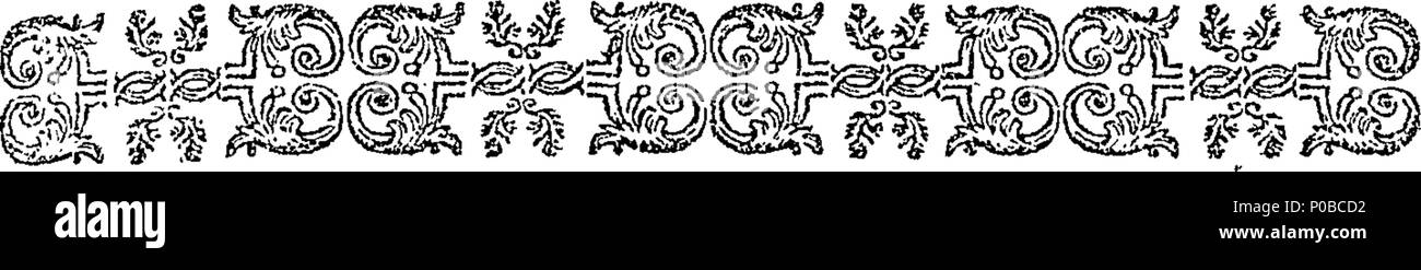 . English: Fleuron from book: An act for enlarging the term and powers of two acts, of the Tenth Year of His present Majesty, and the last Session of Parliament, for repairing the Road from Biggleswade, in the County of Bedford, through Bugden and Alconbury, to the Top of Alconbury Hill, and from Bugden to Huntingdon, and from Cross Hall to Great Stoughton Common, in the county of Huntingdon; and also, the road leading out of the aforesaid road, at or near the Ferry House, in the parish of Tempsford, to and through Little Barford, Eynesbury, and Saint Neots, to the turnpike road at the end of  Stock Photo