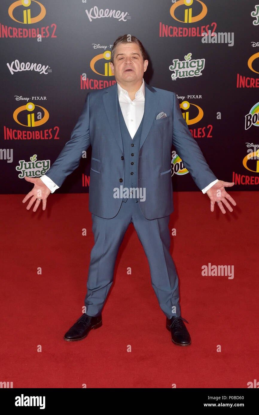 Patton Oswalt attending the Disney And Pixar&rsquo;s &lsquo;Incredibles 2&rsquo; premiere