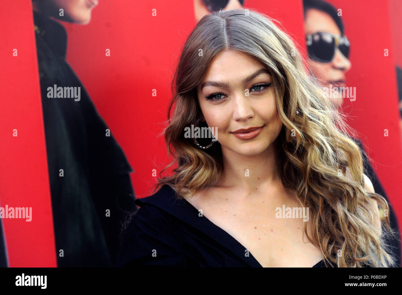 Gigi Hadid attending the world premiere of 'Ocean's 8' at Alice