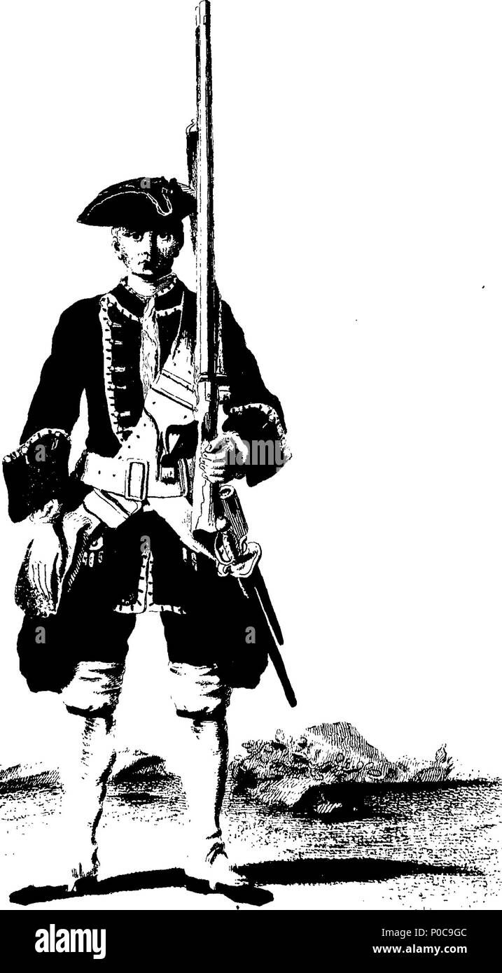 18th century military uniforms Black and White Stock Photos & Images ...