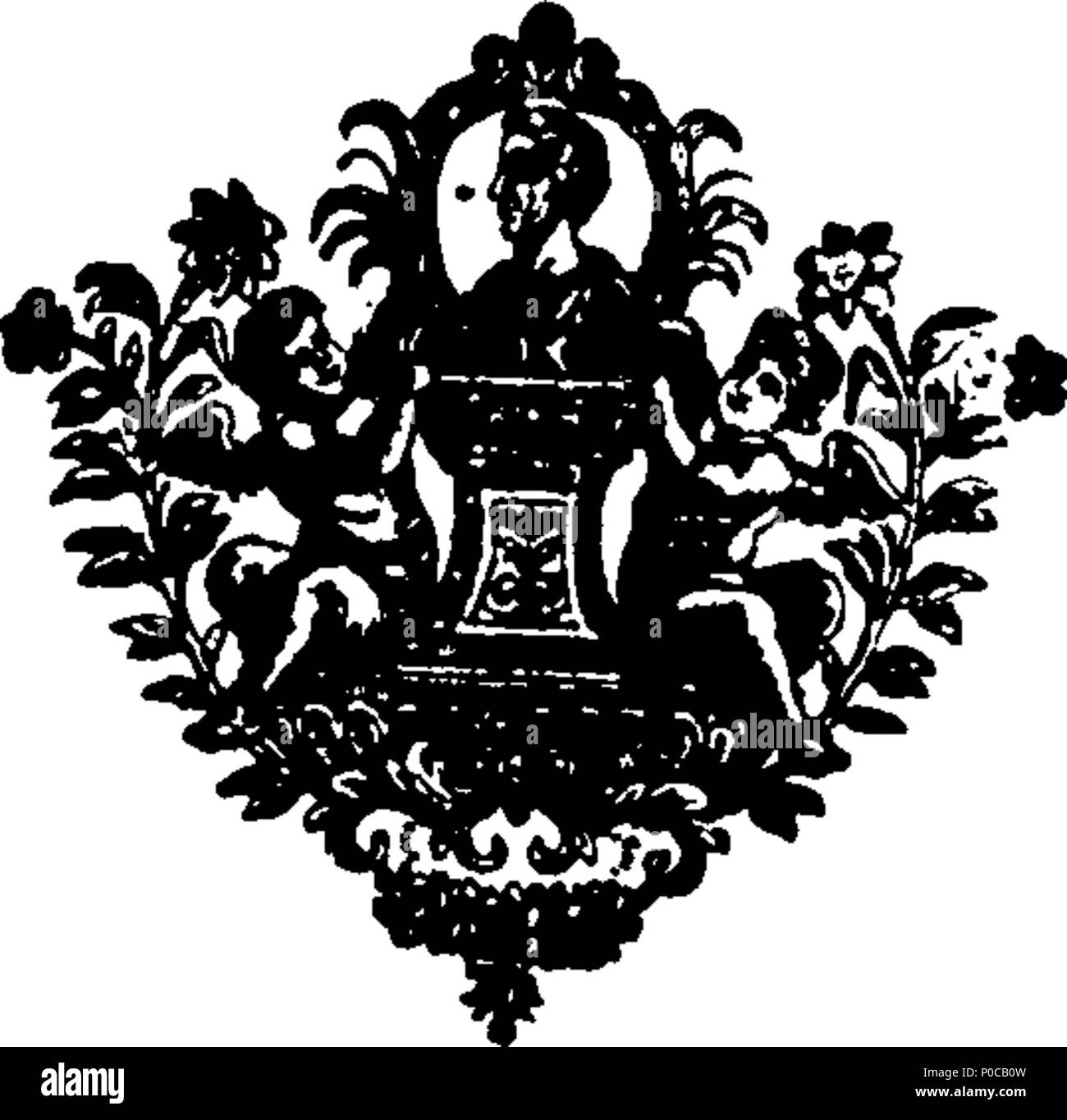 English Fleuron From Book An Essay Concerning The Effects - 