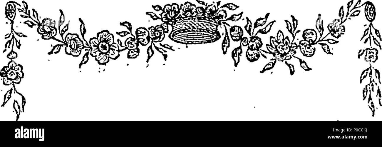 . English: Fleuron from book: A sermon delivered on the day of annual thanksgiving, November 19, 1795. By Jonathan Strong, A.M. Pastor of the church in Randolph. Published by desire of the hearers. 191 A sermon delivered on the day of annual thanksgiving, November 19, 1795 Fleuron W029182-3 Stock Photo