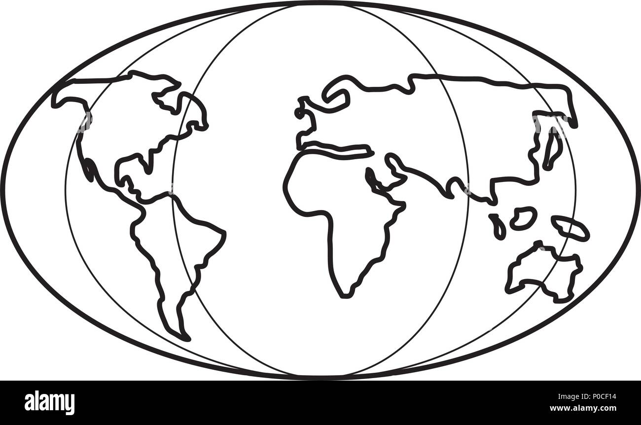 world map icon over white background, vector illustration Stock Vector ...