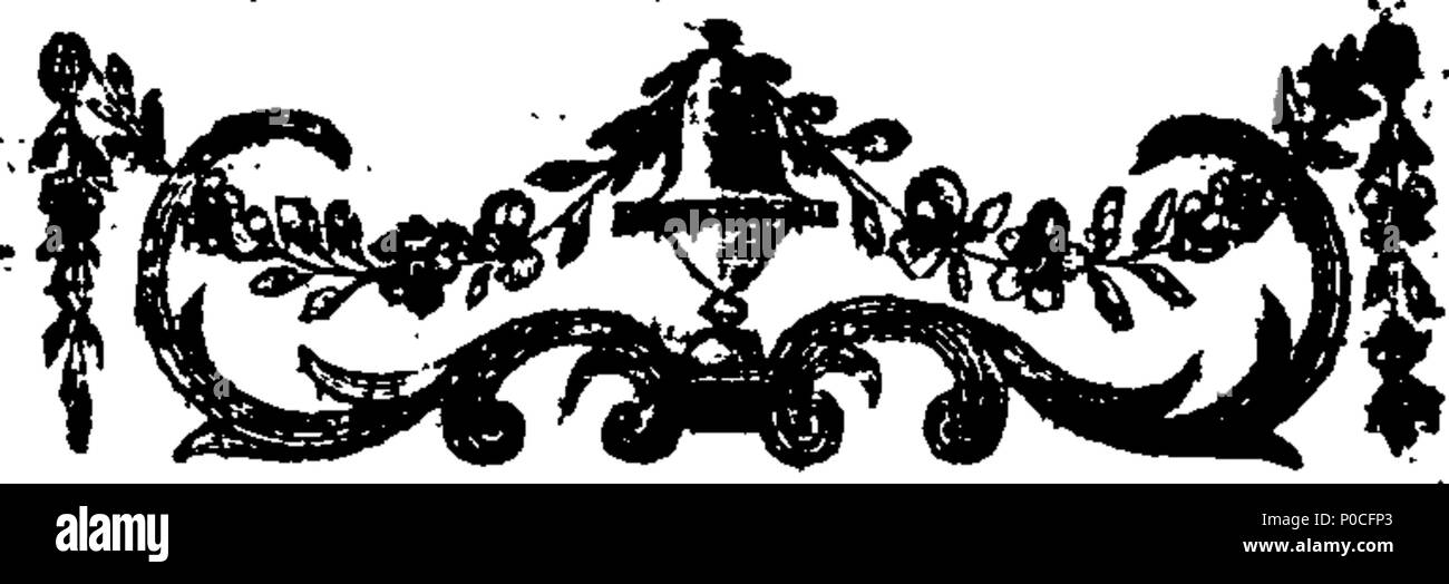 . English: Fleuron from book: A sermon, preached at the annual thanksgiving, November 16th, 1797. By Nathan Strong, Minister of the North Presbyterian Church in Hartford. The copy was given to several of the hearers, who by permission have published it. 199 A sermon, preached at the annual thanksgiving, November 16th, 1797 Fleuron W029252-2 Stock Photo