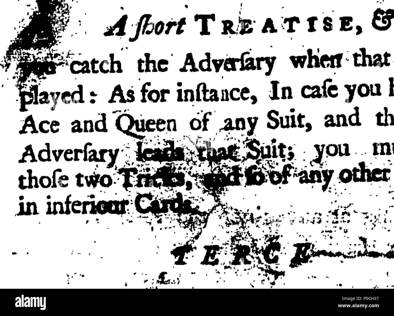 English Fleuron From Book A Short Treatise On The Game Of Whist Containing The Laws Of The Game And Also Some Rules Whereby A Beginner May With Due Attention To Them