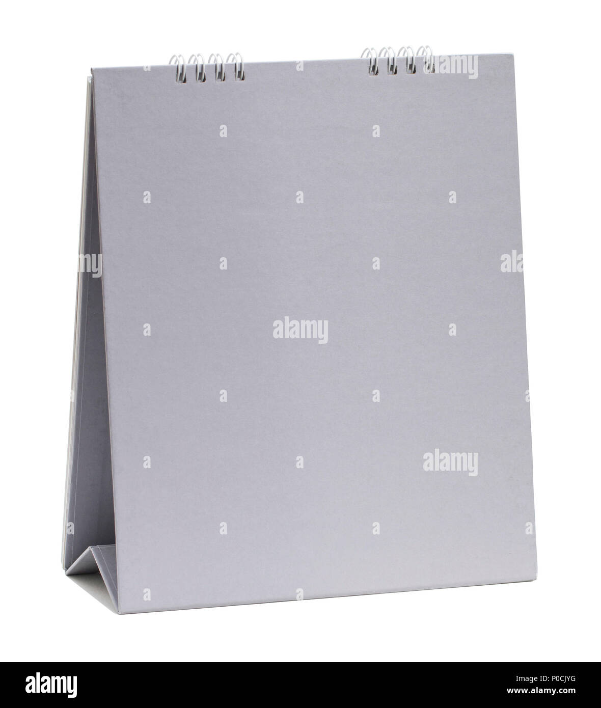 Blank calendar isolated on white background Stock Photo - Alamy