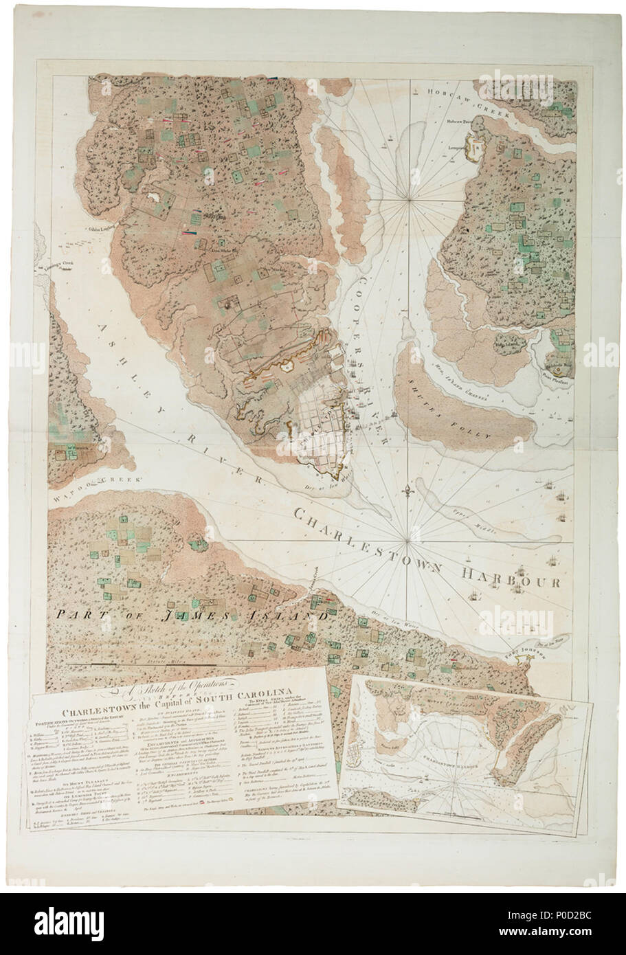  English A Sketch Of The Operations Before Charlestown The Capital Of 