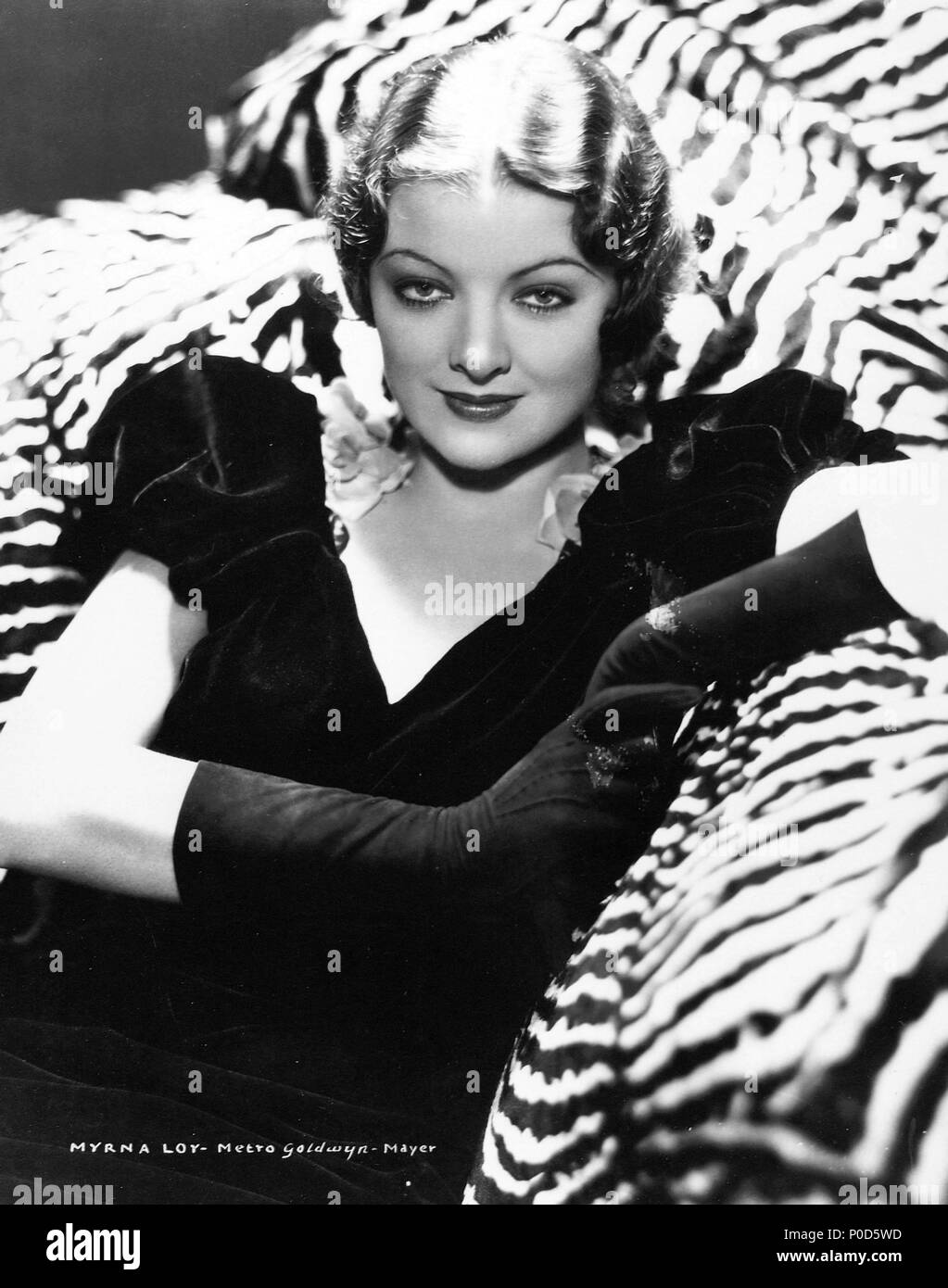 Stars MYRNA LOY Stock Photo Alamy