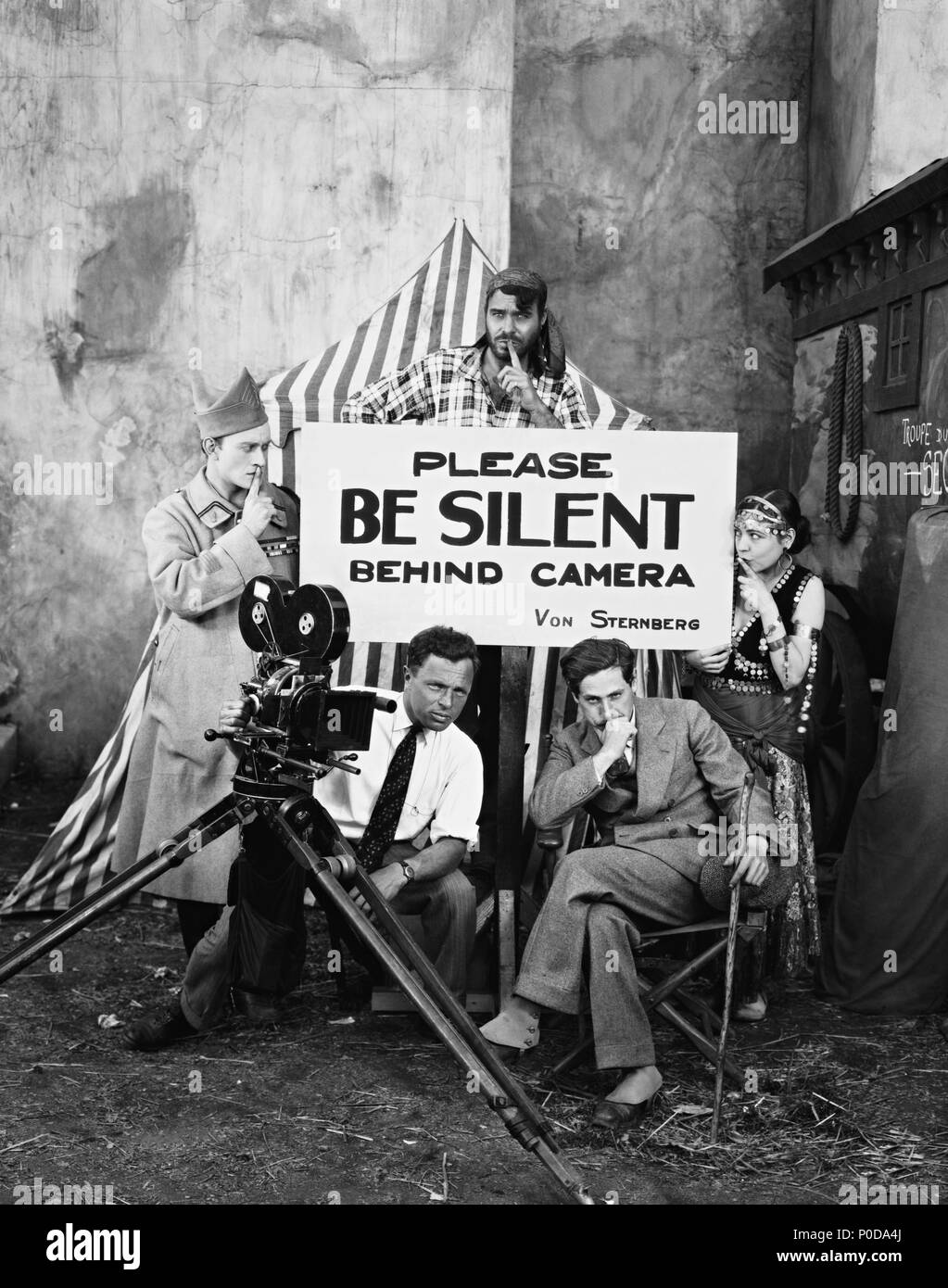 Stars: JOSEF VON STERNBERG. Stock Photo