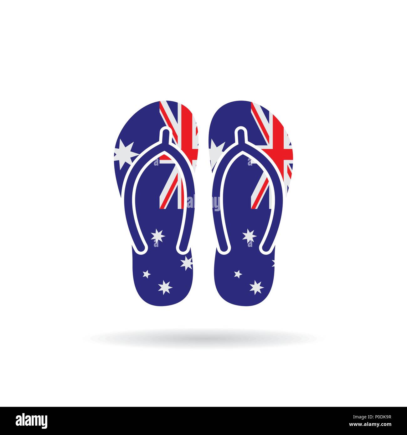 https://c8.alamy.com/comp/P0DK9R/australia-flag-flip-flop-sandals-icon-on-a-white-background-P0DK9R.jpg