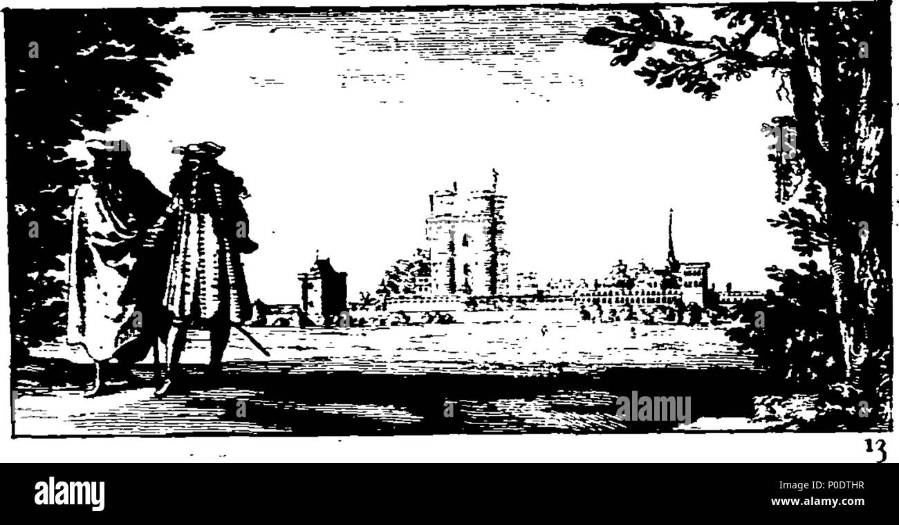 . English: Fleuron from book: A treatise of the five orders of columns ...