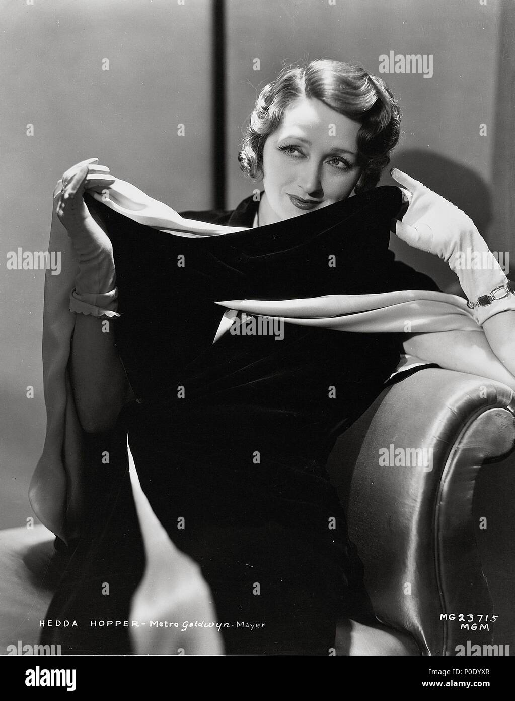 Stars: HEDDA HOPPER. Stock Photo