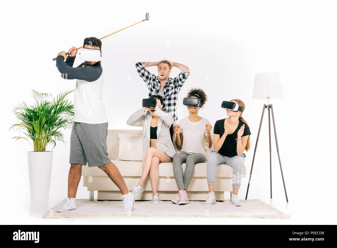 Asian woman playing golf hires stock photography and images Alamy