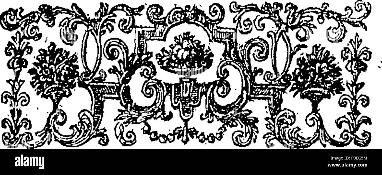 . English: Fleuron from book: A treatise concerning the principles of human knowledge. Wherein the chief causes of error and difficulty in the sciences, with the grounds of scepticism, atheism, and irreligion, are inquired into. First printed in the year 1710. To which are added three dialogues between Hylas and Philonous, in opposition to scepticks and atheists. First printed in the year 1713. Both written by George Berkeley, M. A. Fellow of Trinity-College, Dublin. 224 A treatise concerning the principles of human knowledge Fleuron T073934-5 Stock Photo