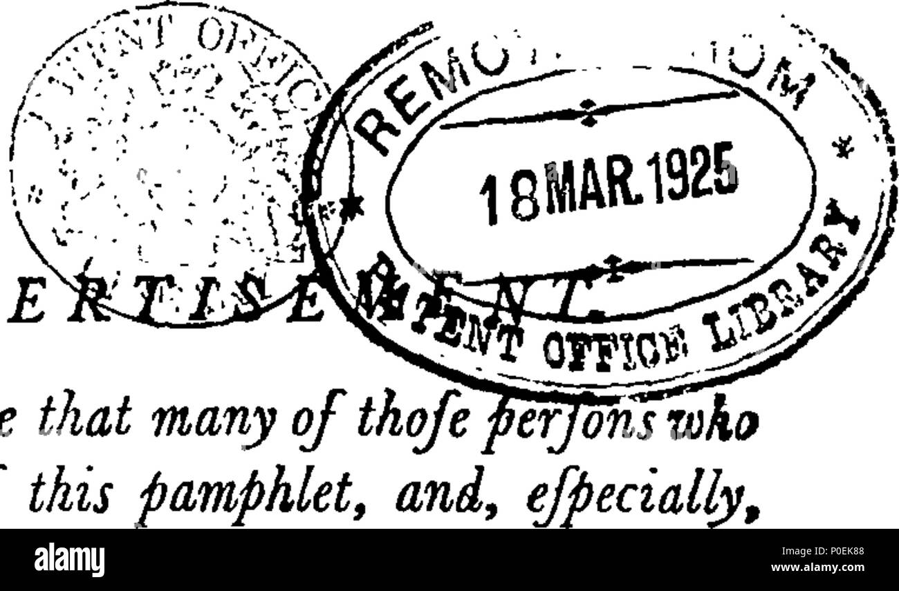 . English: Fleuron from book: A treatise on razors; in which the weight, shape, and temper of a razor, the means of keeping it in order, and the manner of using it, are particularly considered; And In which it is intended to convey a knowledge of all that is necessary on this subject. By Benjamin Kingsbury. 235 A treatise on razors; in which the weight Fleuron T134088-1 Stock Photo
