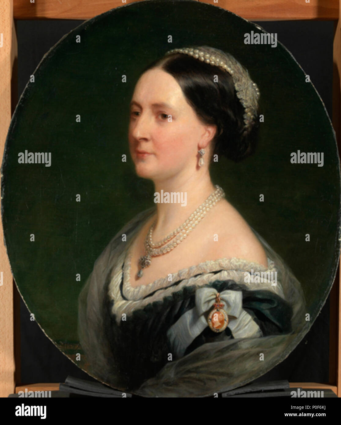 Royal Collection . 1868. Henry Wyndham Phillips (1820-68) 96 Susanna Innes-Ker, Duchess of Roxburghe Stock Photo