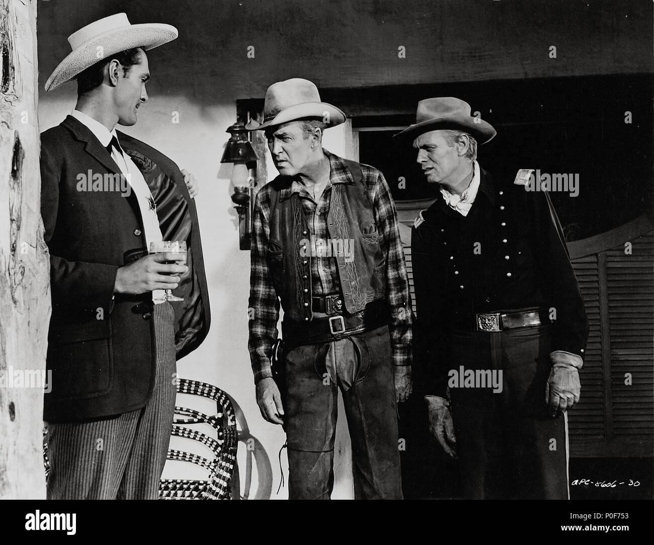 Original Film Title: TWO RODE TOGETHER. English Title: TWO RODE TOGETHER.  Film Director: JOHN FORD. Year: 1961. Stars: JAMES STEWART; RICHARD  WIDMARK. Credit: COLUMBIA PICTURES / Album Stock Photo - Alamy