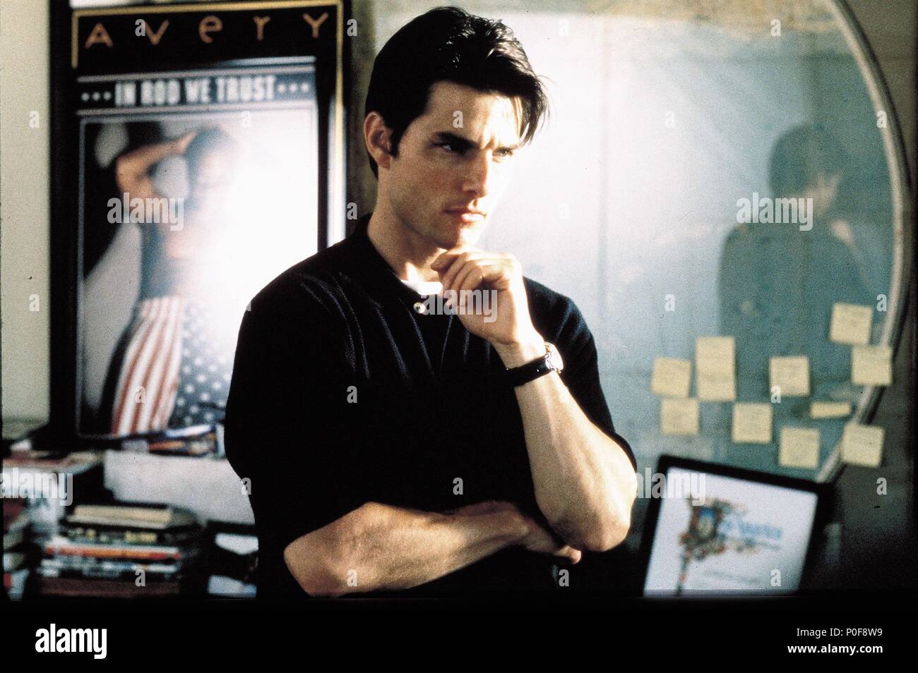 Original Film Title: JERRY MAGUIRE.  English Title: JERRY MAGUIRE.  Film Director: CAMERON CROWE.  Year: 1996.  Stars: TOM CRUISE. Credit: GRACIE FILMS / Album Stock Photo
