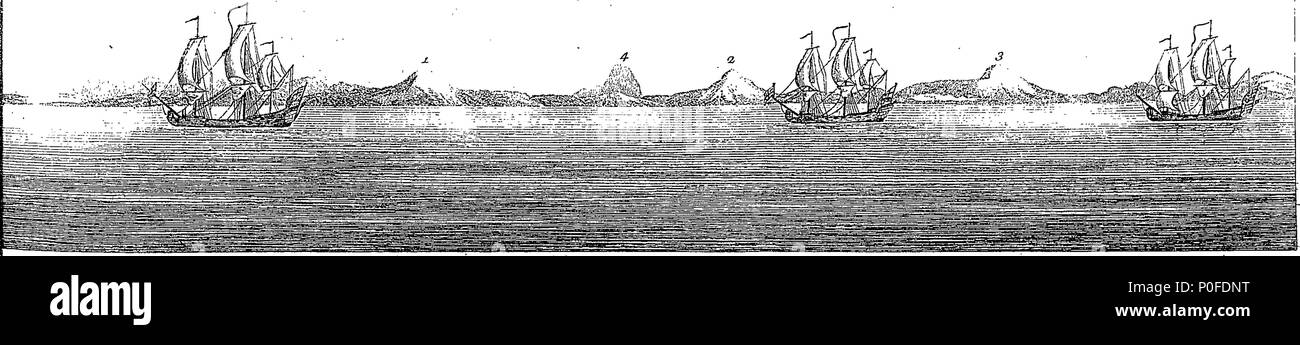 . English: Fleuron from book: A voyage round the world, in the years MDCCXL, I, II, III, IV, by George Anson, Esq; afterwards Lord Anson, Commander in Chief of a Squadron of His Majesty's Ships, sent upon an Expedition to the South-Seas. Compiled, from his papers and materials, by Richard Walter, M. A. Chaplain of His Majesty's Ship the Centurion, in that Expedition. Illustrated with forty-two copper-plates. 248 A voyage round the world Fleuron N052653-33 Stock Photo