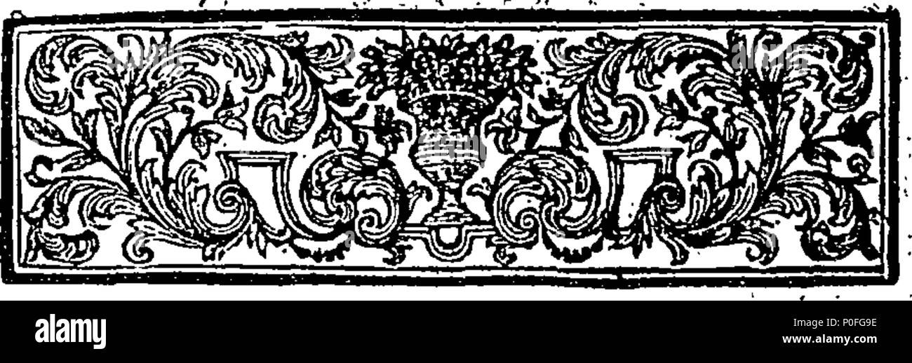 English Fleuron From Book A Winter Evening Conference - 