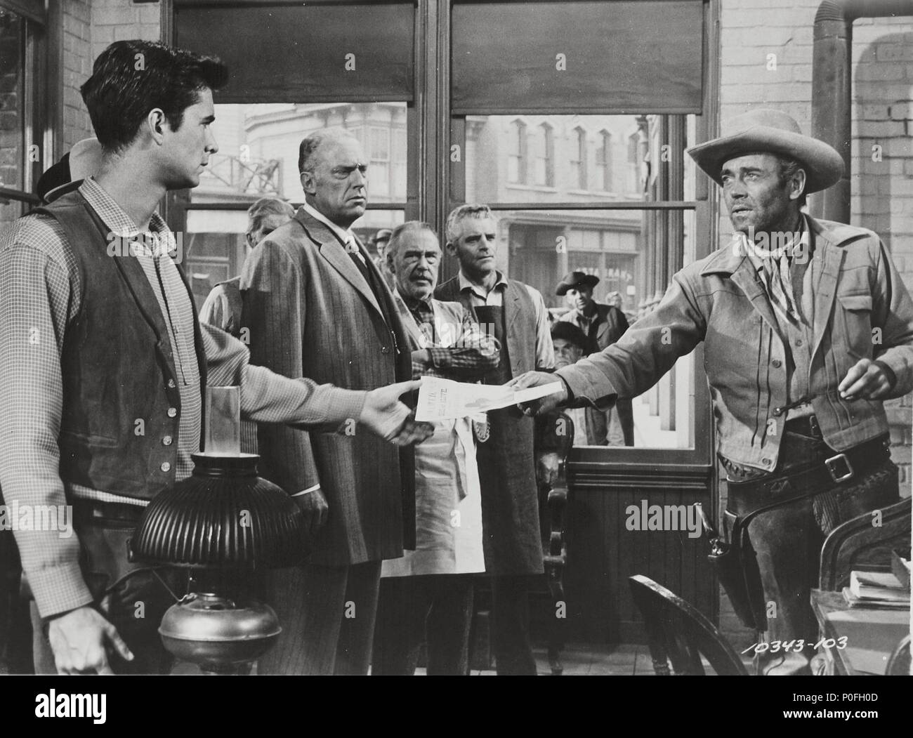 The tin star 1957 anthony perkins hires stock photography and images