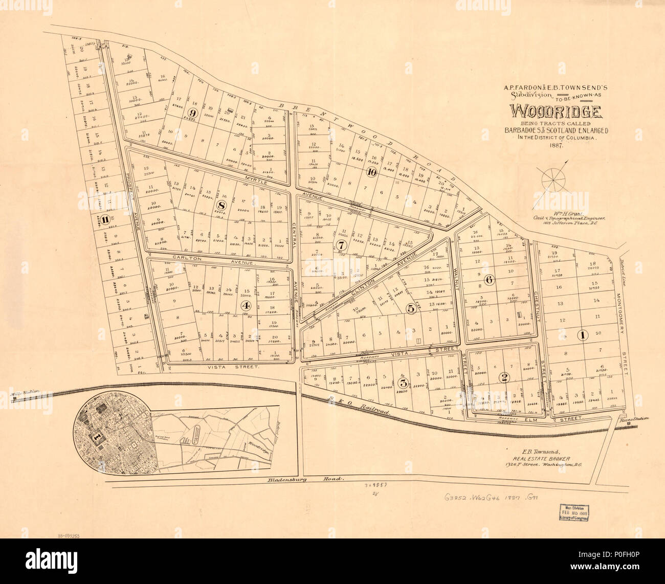 Woodridge map hires stock photography and images Alamy