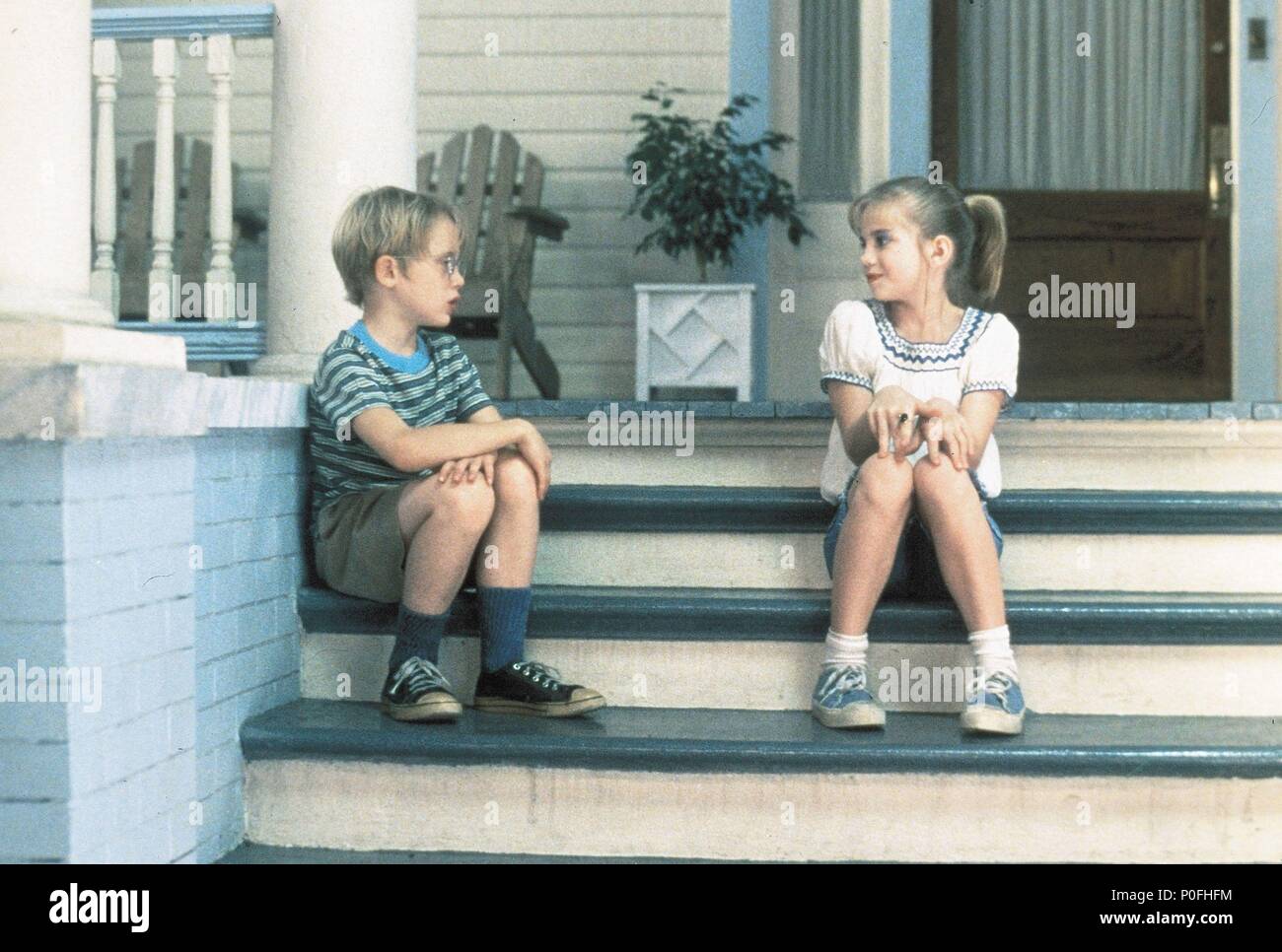 Original Film Title: MY GIRL.  English Title: MY GIRL.  Film Director: HOWARD ZIEFF.  Year: 1991.  Stars: MACAULAY CULKIN; ANNA CHLUMSKY. Credit: COLUMBIA PICTURES / Album Stock Photo