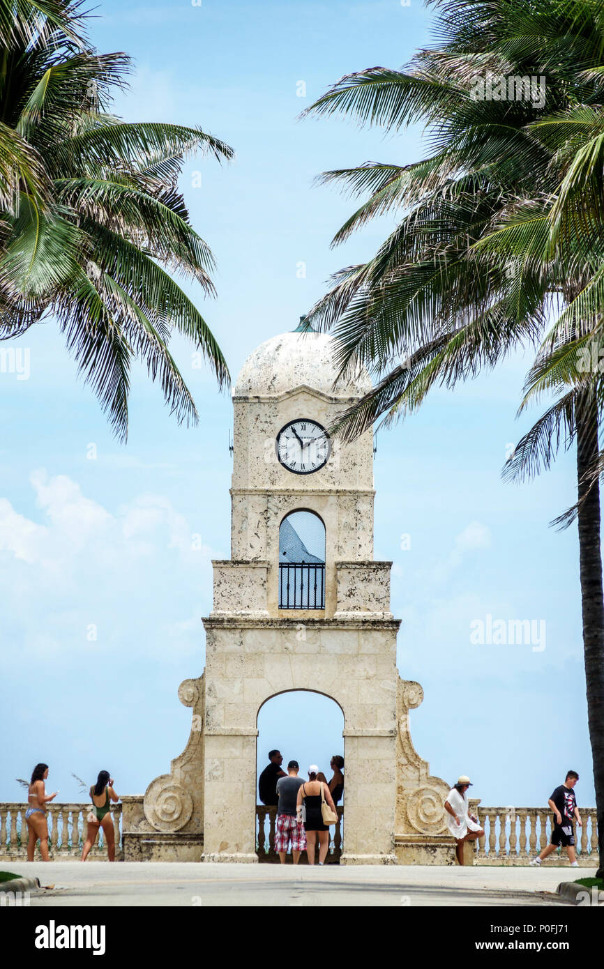 627 Palm Beach Clock Tower Images, Stock Photos, 3D objects