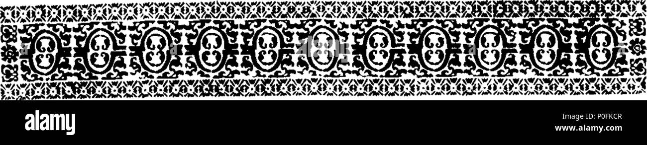 . English: Fleuron from book: Acts of Assembly, passed in the Island of Barbadoes, From 1648, to 1718. 263 Acts of Assembly, passed in the Island of Barbadoes, From 1648, to 1718. Fleuron N030655-3 Stock Photo
