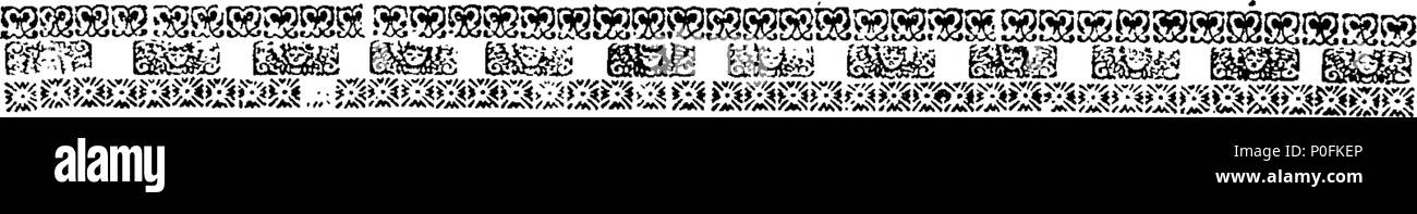 . English: Fleuron from book: Acts of Assembly, passed in the Island of Barbadoes, From 1648, to 1718. 263 Acts of Assembly, passed in the Island of Barbadoes, From 1648, to 1718. Fleuron T019070-43 Stock Photo