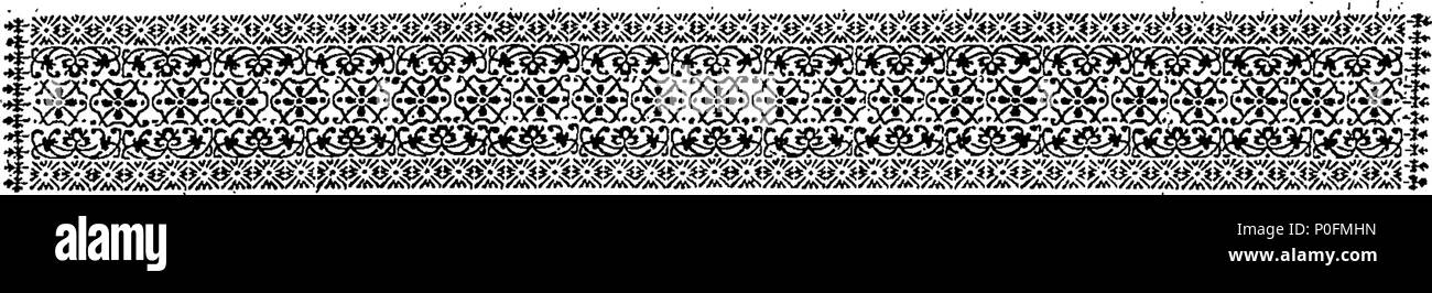 . English: Fleuron from book: Acts of Assembly, passed in the Province of Maryland, From 1692, to 1715. 265 Acts of Assembly, passed in the Province of Maryland, From 1692, to 1715. Fleuron T019071-11 Stock Photo