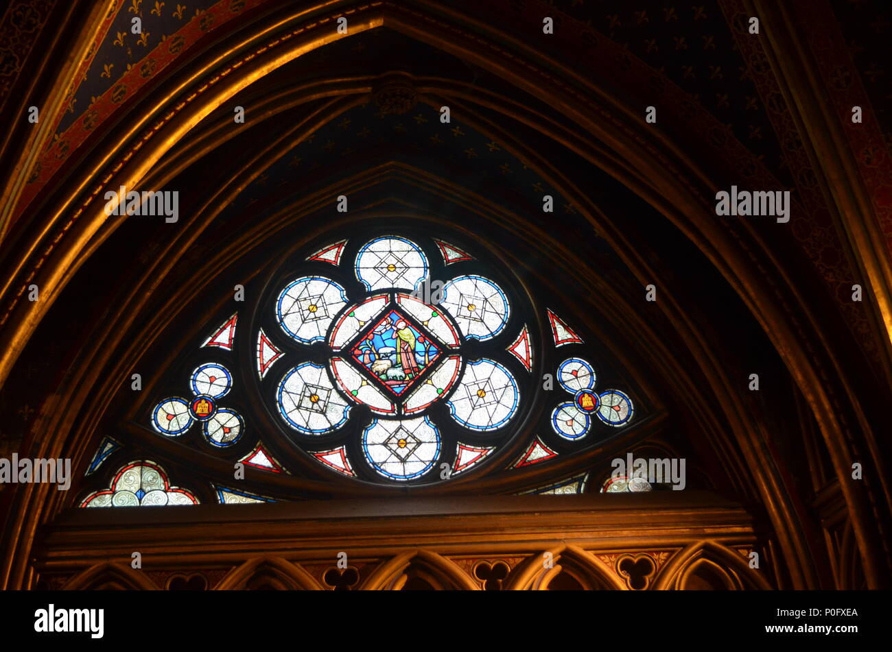 Paris Windows Stock Photo