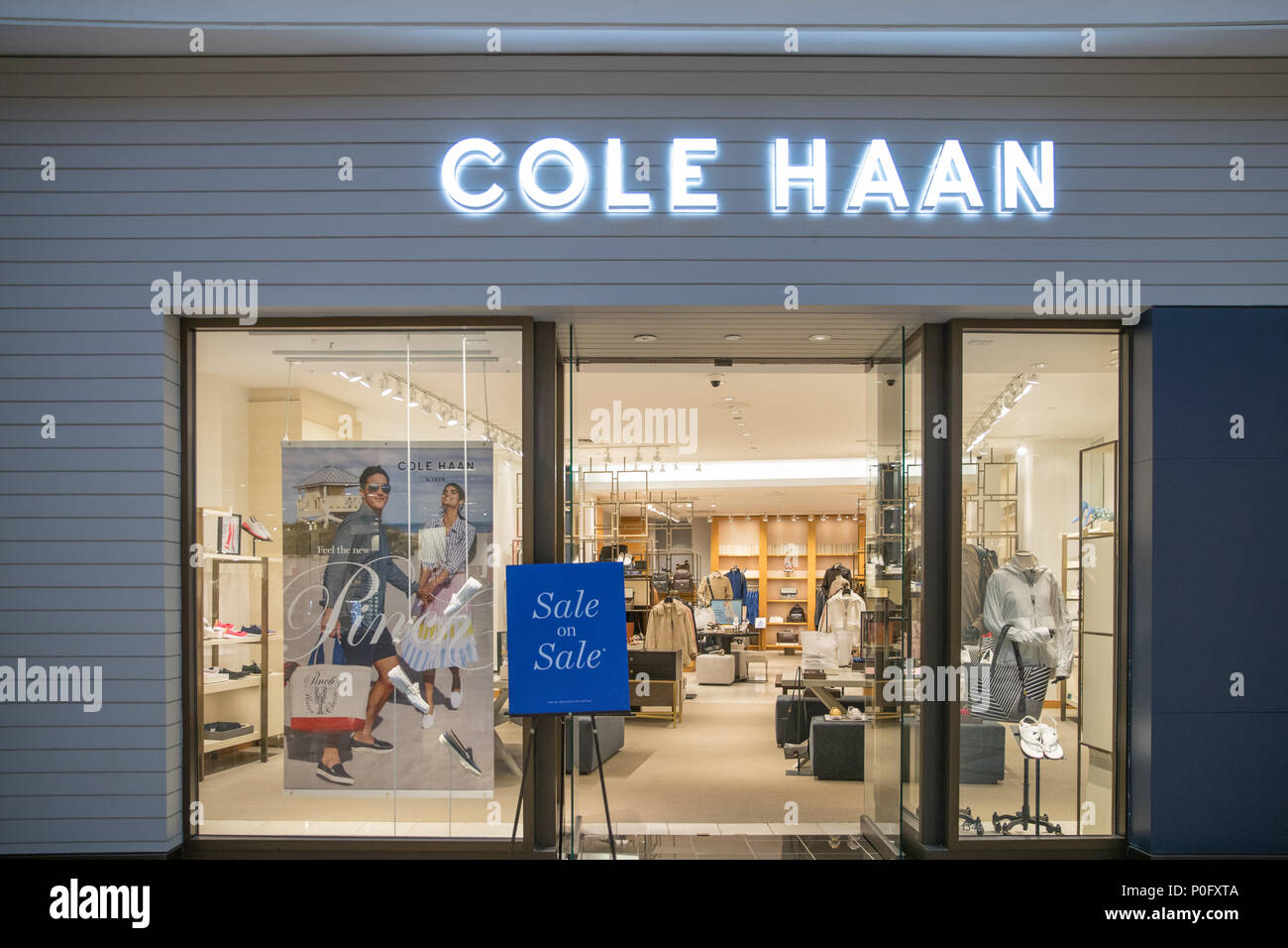 Philadelphia, Pennsylvania, May 30 2018:Cole Haan store in Philadelphia. Cole  Haan started in Chicago and has headquarters in New York City Stock Photo -  Alamy