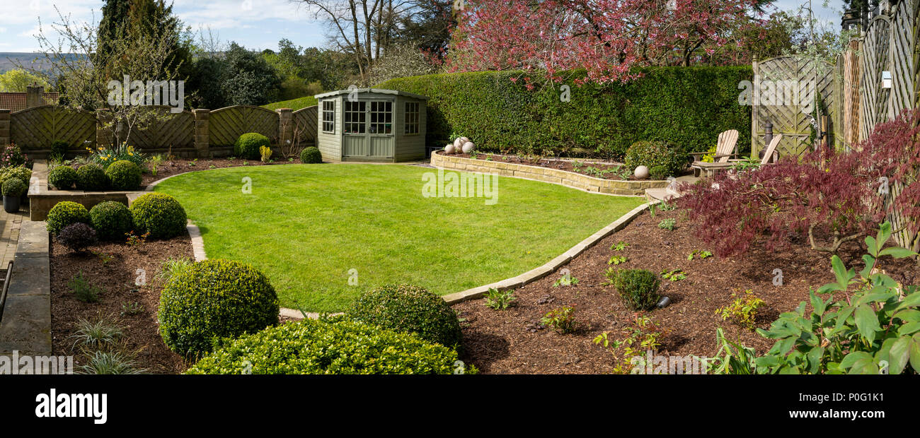 Beautiful, sunny, newly landscaped, private garden with contemporary