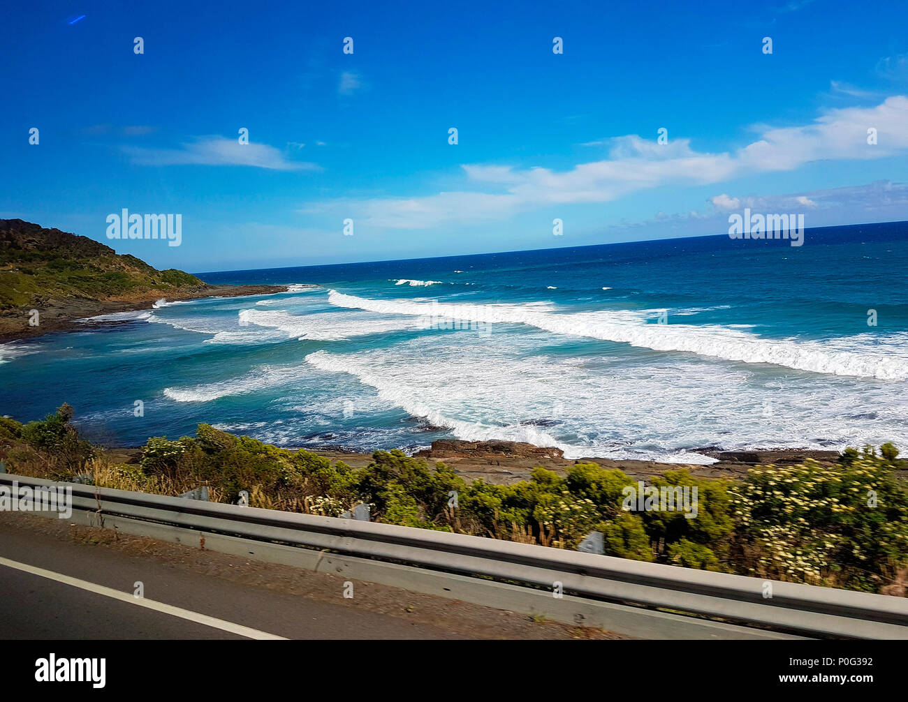 Impressionen: Great Ocean Road, Pazifik, Australia. Stock Photo