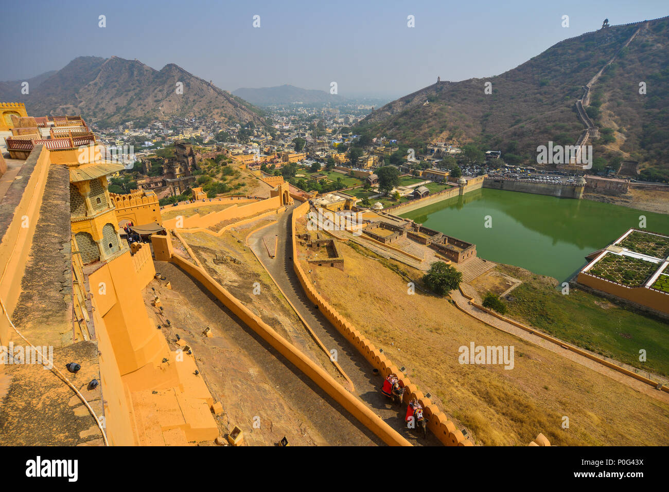Amber palace aerial amer hi-res stock photography and images - Alamy