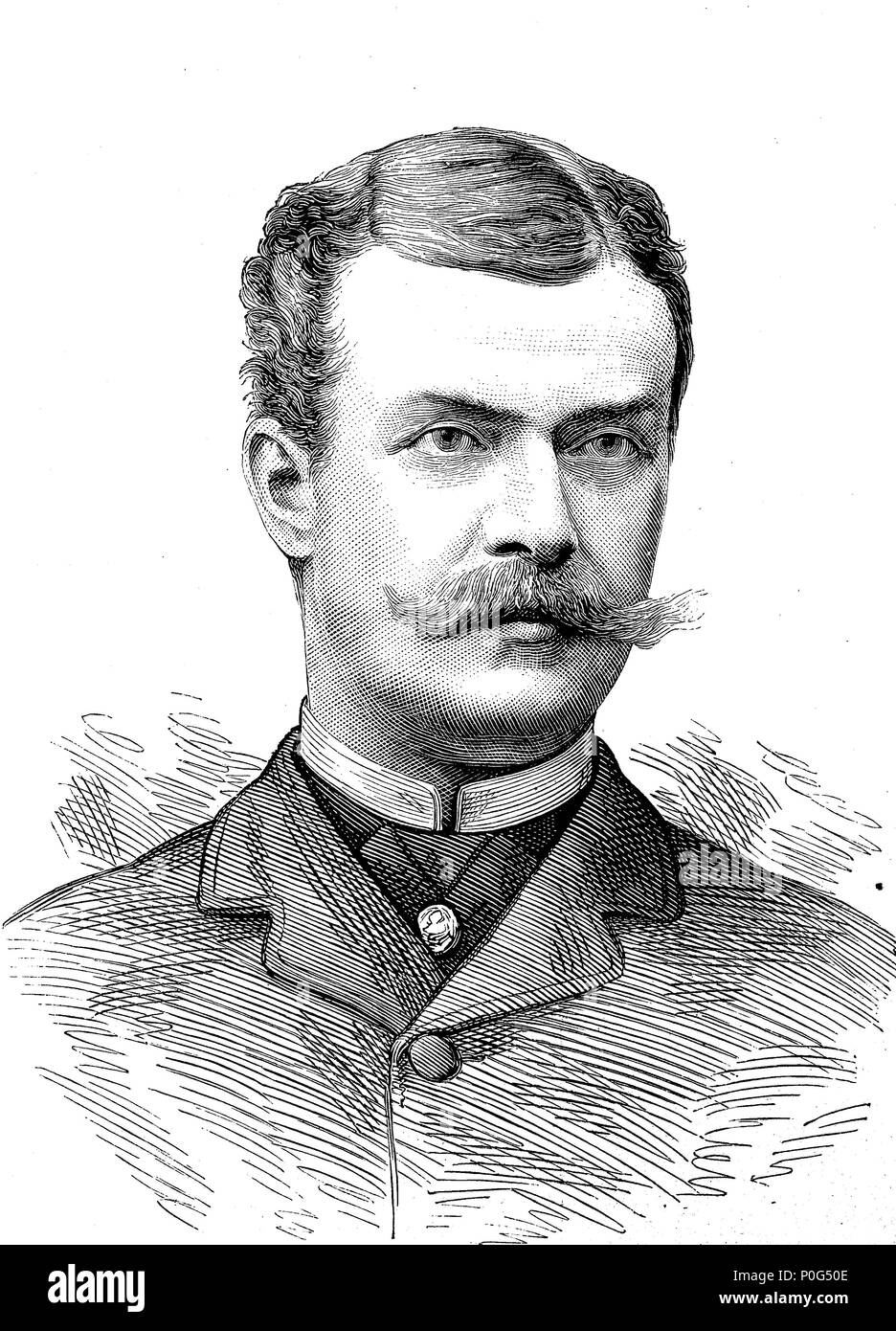 Charles Robert Wynn-Carington, 1st Marquess of Lincolnshire, KG, GCMG, PC, JP, DL (16 May 1843 - 13 June 1928), known as the Lord Carrington from 1868 to 1895, and as the Earl Carrington from 1895 to 1912, was a British Liberal politician and aristocrat, digital improved reproduction of an original print from the year 1881 Stock Photo