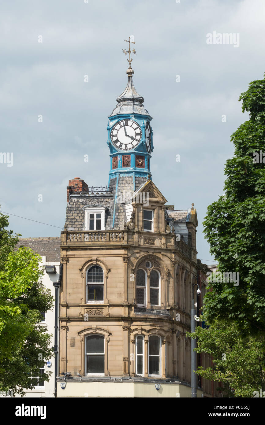 Clock Corner, Doncaster, South Yorkshire, England, UK Stock Photo