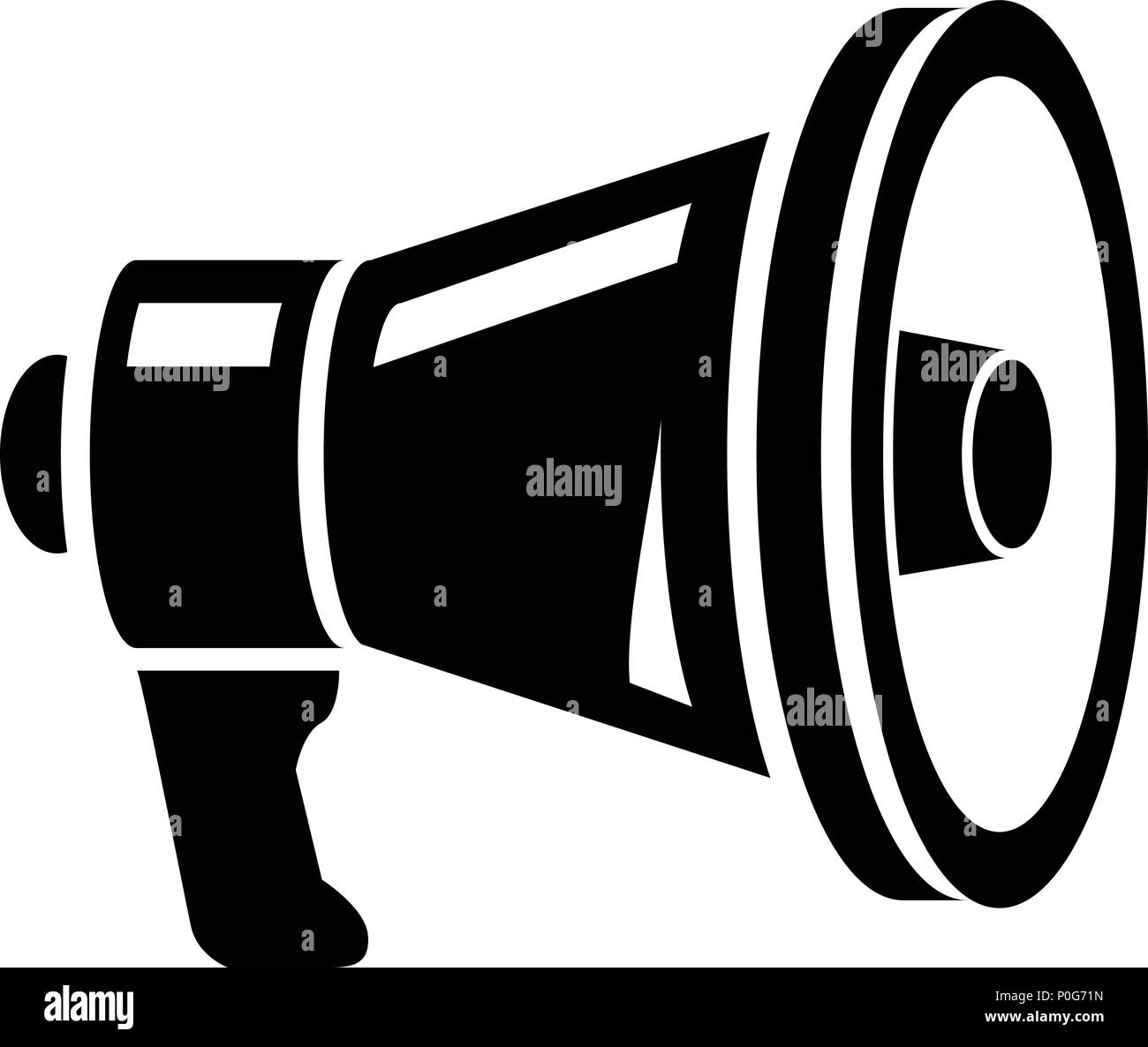 Megaphone icon, simple style Stock Vector Image & Art - Alamy