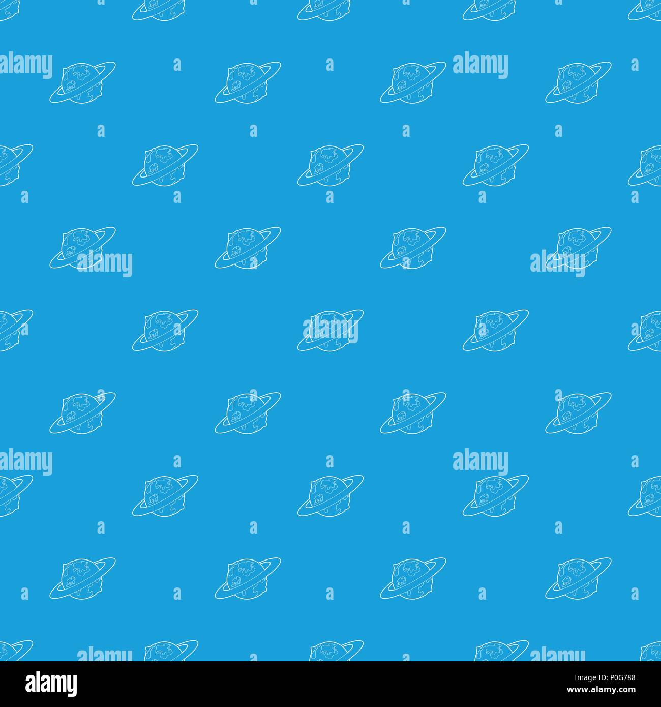 Earth planet pattern vector seamless blue Stock Vector Image & Art - Alamy