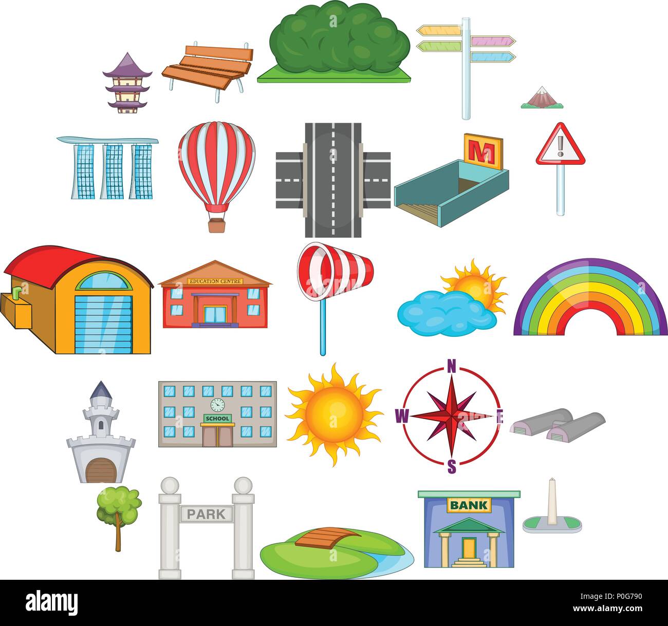 View icons set, cartoon style Stock Vector Image & Art - Alamy