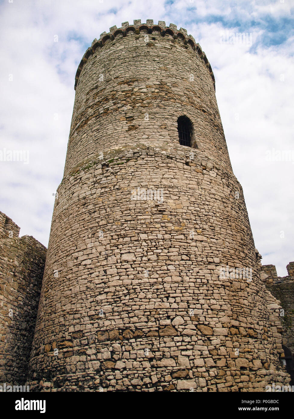 Bedzin Castle - a stone castle in Poland Stock Photo