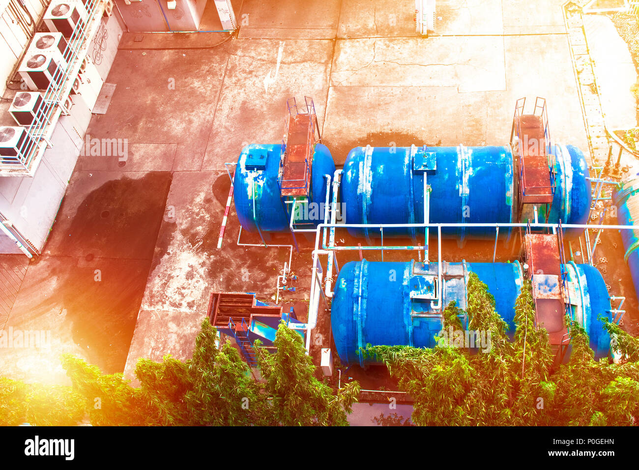 Black big manage water pipe,clean and , safety watering system on